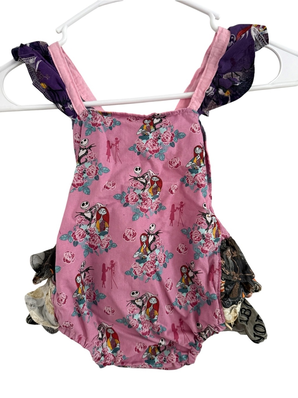 Nightmare Before Christmas Baby Girl Handmade Bubble size 9-12 months